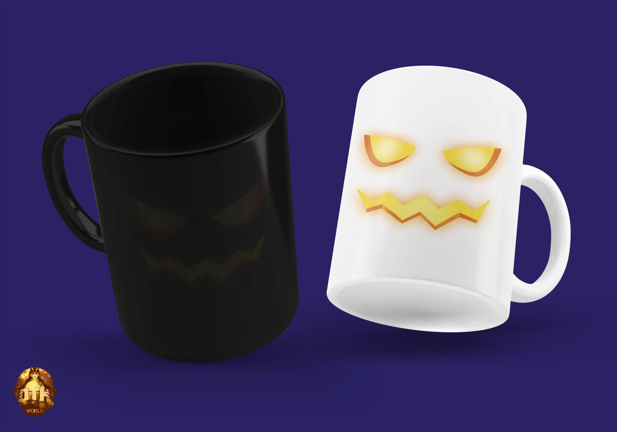 Evil Face Halloween Magic Mug
