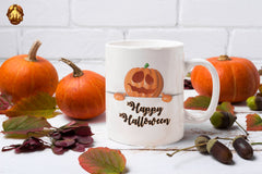 Happy Halloween Hidden Pumpkin Mug