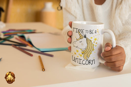 Time To Be A Unicorn Magic Mug