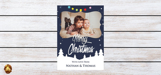 Winter Wonderland Christmas Photo Postcards