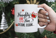 Naughty or Nice Christmas Mug