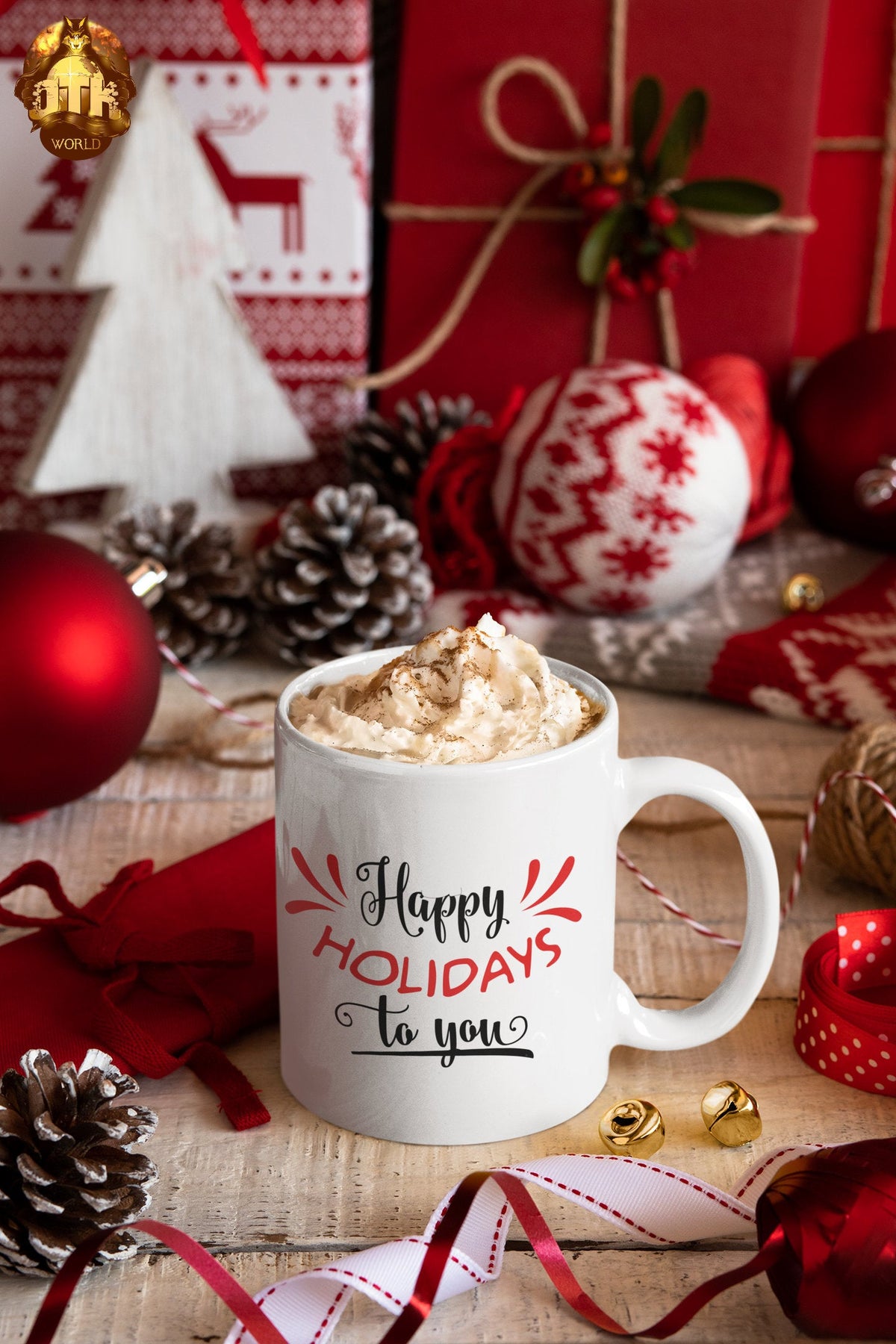 Happy Holidays To You Christmas Mug