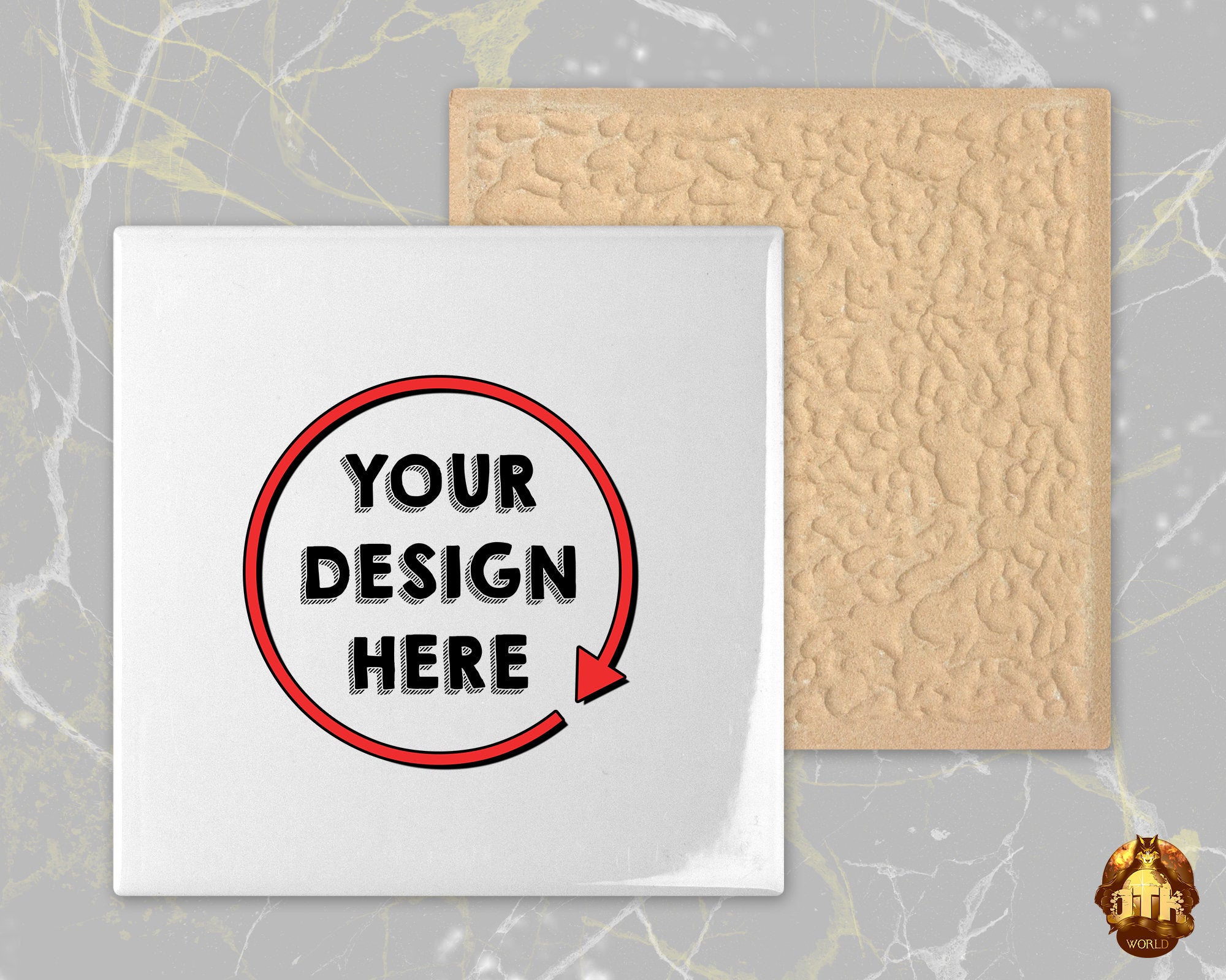 Custom Ceramic Tile Keepsake - Personalized Photo Tile -  Custom Printed Ceramic Tile -  Photo Keepsake - Add Your Own Photo, Logo & Text