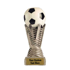 Custom 7&quot; Soccer Worldwind Trophy - Personalized Soccer Award - Custom Soccer Trophy - Soccer Gift -Perfect For Any Soccer Coach, Mom or Fan