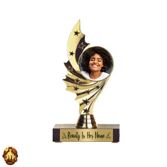 Custom 7.5&quot; Beauty Is Her Name Photo Trophy - Personalized Mother&#39;s Day Keepsake - Custom Mother&#39;s Day Photo Gift -Add Your Own Photo & Text