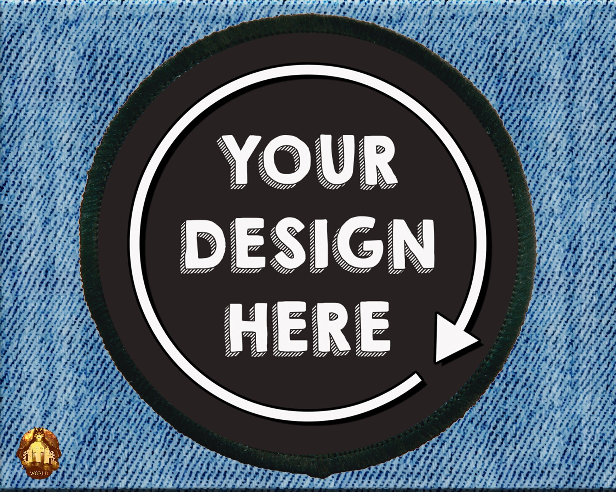 Custom Printed 2.5 Round Patches 