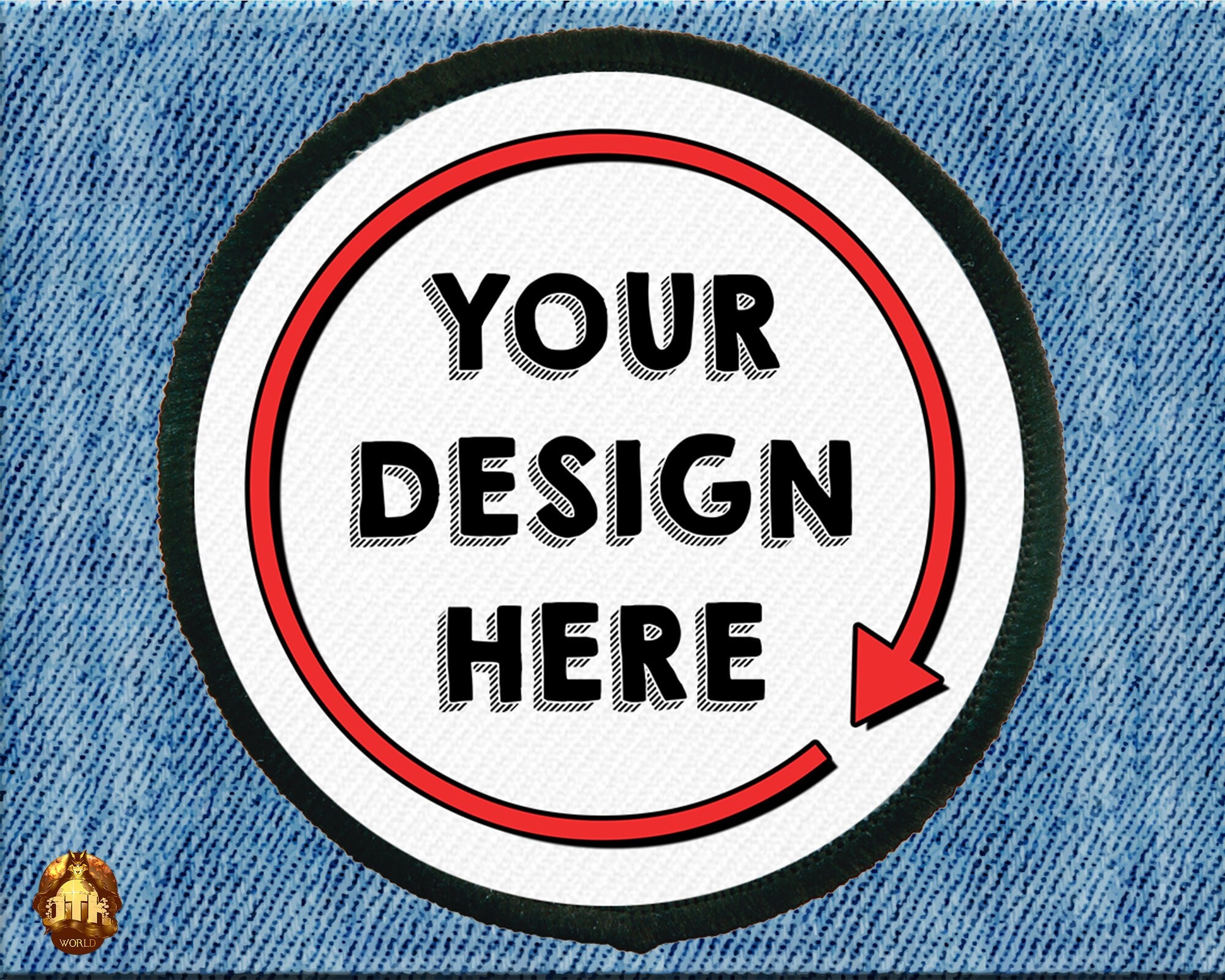 Custom Printed 2.5 Round Patches 