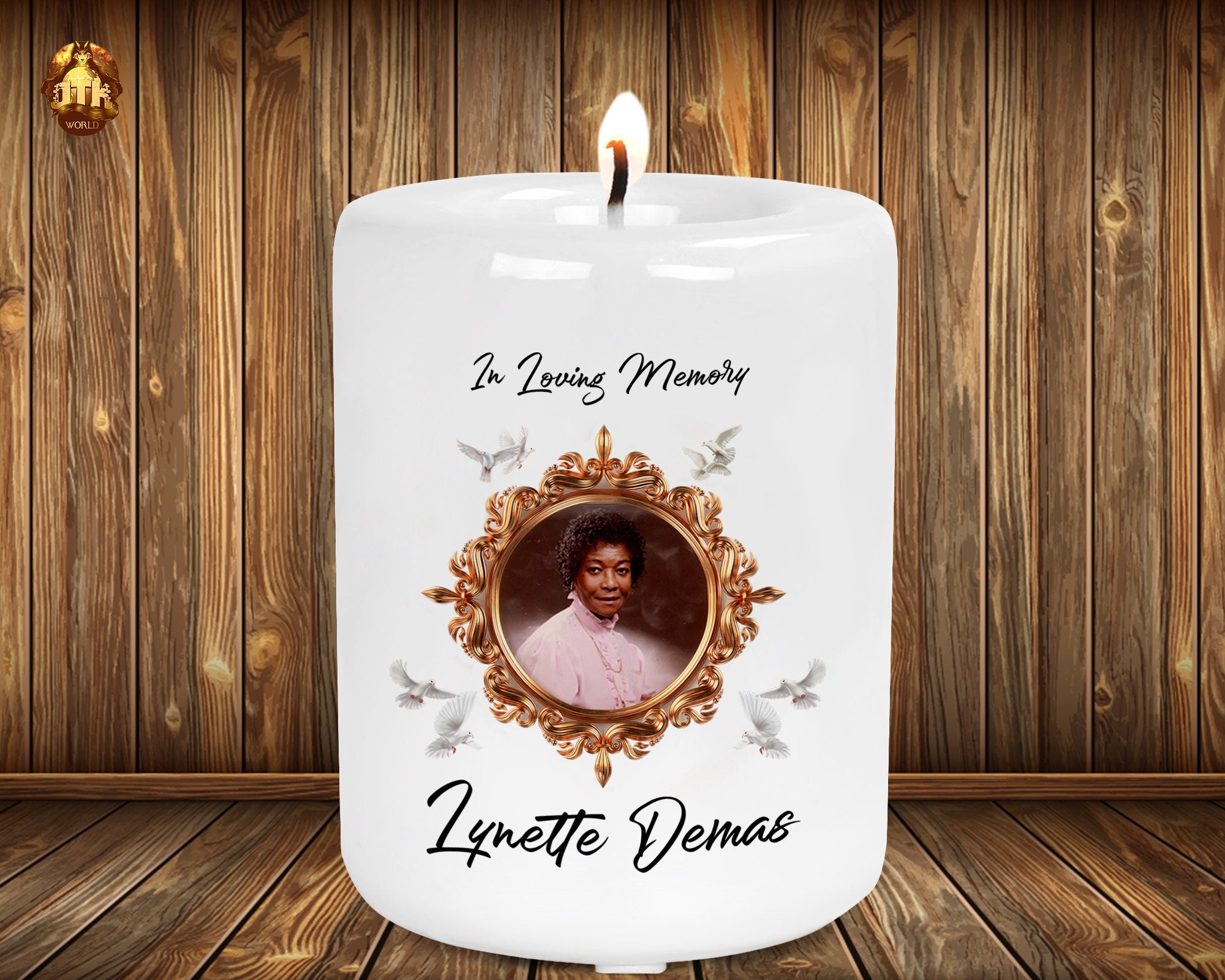 Personalized In Loving Memory Candle 