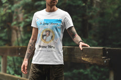 Custom In Loving Memory T-Shirt - Custom Memorial T-Shirt - Personalized Tribute Photo T-Shirt - Remembrance Shirt-Add Your Own Photo & Text