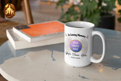 Custom In Loving Memory Angel Mug - Personalized Photo Memorial Mug - Custom Tribute Mug - RIP Photo Mug - Add Your Own Photo, Name & Date