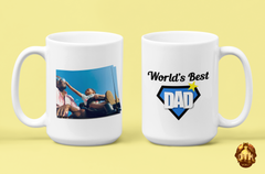 Worlds Best Dad Photo Coffee 15oz Mug☕️