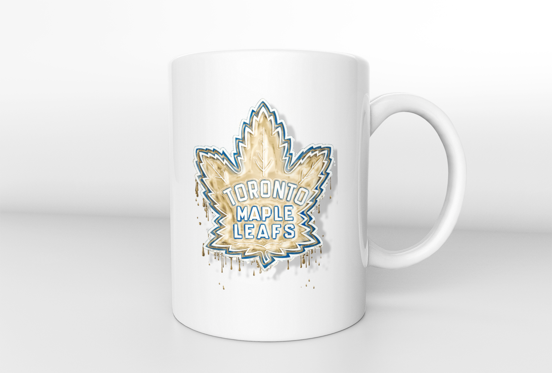Leafs Dripping Gold Mug