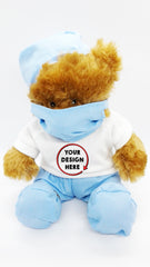 Personalized Frontline Worker Plush Teddy Bear 🩺🐻