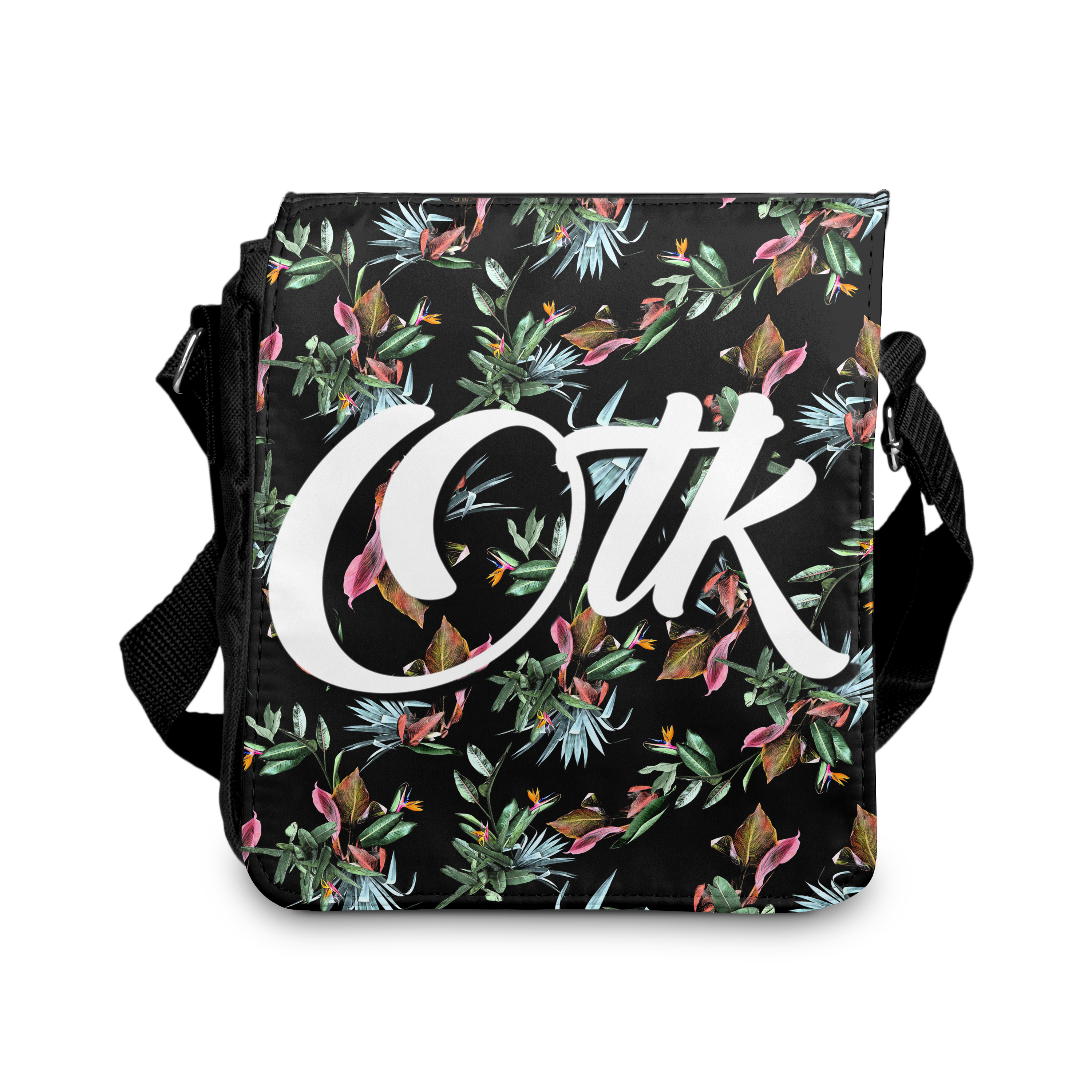 OTK Onyx Floral Shoulder Bag
