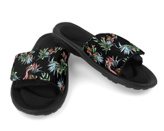 OTK - Onyx Floral Slide Slippers
