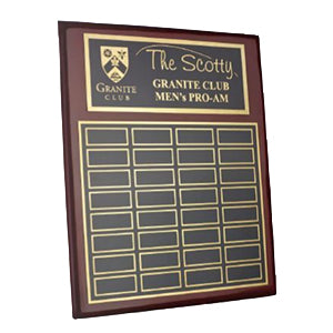 Piano Finish Plaque  (12"x15")