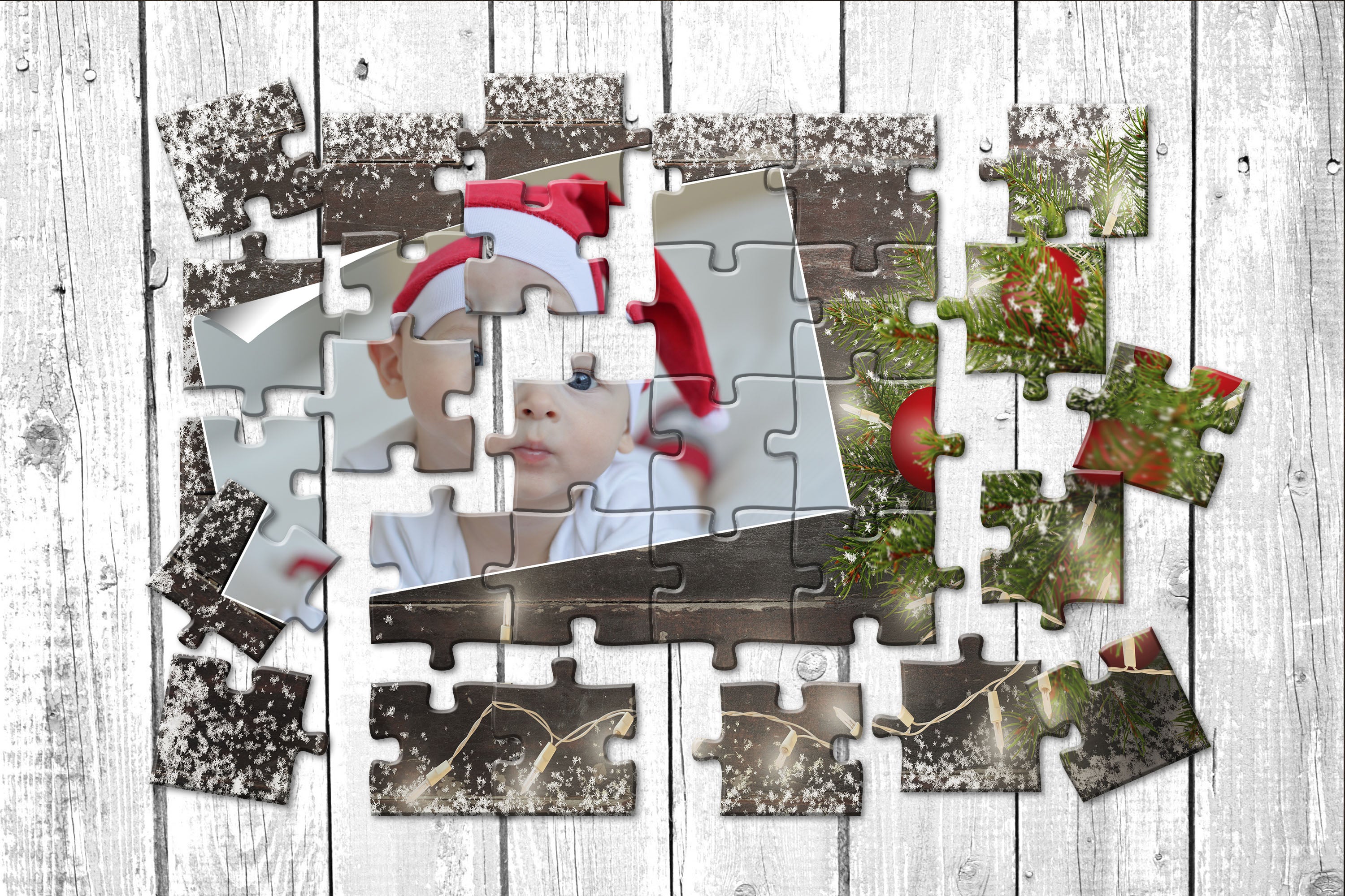 30-Piece Holiday Photo Puzzle 2