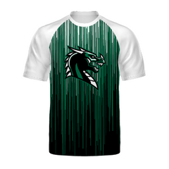 Custom Semi-Sublimated Short Sleeve Raglan Tee