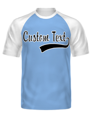 Custom Semi-Sublimated Short Sleeve Raglan Tee