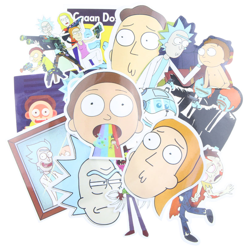 Rick And Morty Waterproof Sticker Pack - 35pcs