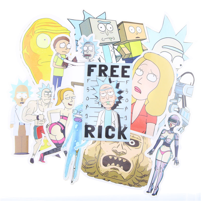 Rick And Morty Waterproof Sticker Pack - 35pcs