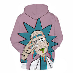 Rick and Morty 3D Peace Out Hoody