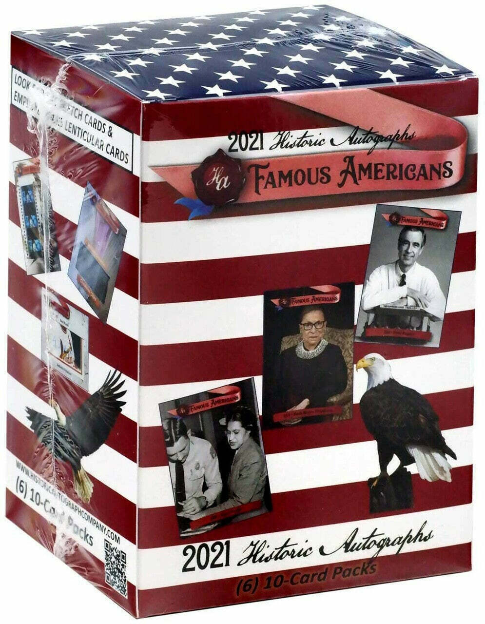 2021 Historic Autographs: Famous Americans  Blaster Box