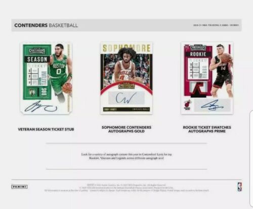 2020-21 PANINI Contenders Basketball - Fat Packs
