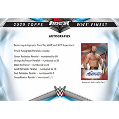 2020 TOPPS - WWE's Finest Wrestling Trading Cards - Blaster Box