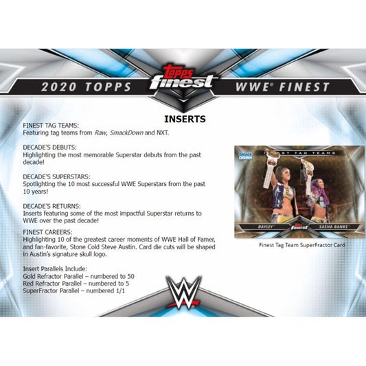 2020 TOPPS - WWE's Finest Wrestling Trading Cards - Blaster Box