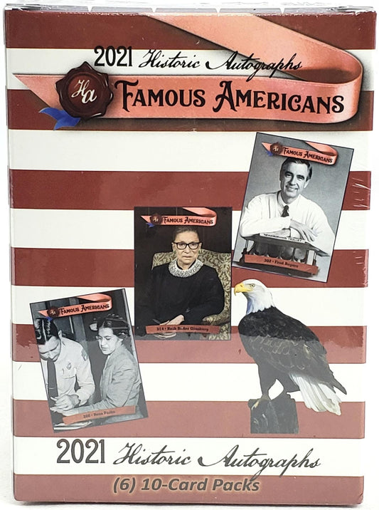 2021 Historic Autographs: Famous Americans  Blaster Box