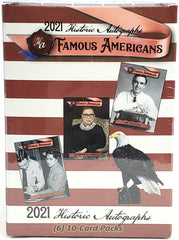 2021 Historic Autographs: Famous Americans  Blaster Box