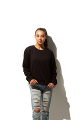 Black Premium Unisex Crewneck